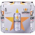 Sapporo Premium Can Beer 6 x 500ml