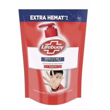 Lifebuoy Hwl Total 10 Red Ref 180ml
