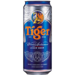 Tiger Lager Beer Can 490ml