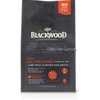 Blackwood 3000 Lamb Brown Rice Dog Food 2.2kg