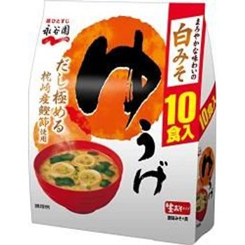Nagatanien Raw Type Miso Soup Yuge Economical 10 Kuii X5 Pieces