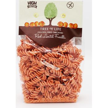 Tree Of Life Organic Red Lentil Fusilli 250g