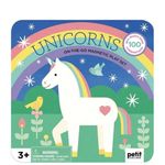 Petit Collage On The Go Magnetic Play Set Unicorns