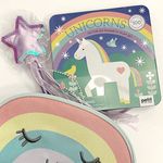 Petit Collage On The Go Magnetic Play Set Unicorns