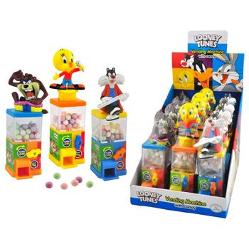 Looney Tunes Vending Machine With Candy 12pcs 15g