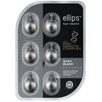 Ellips Hair Vitamin Silky Black Hair Oil Silky Night with Pro Keratin complex 6