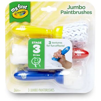 Crayola My First Crayola Jumbo Paintbrushes 3pcs