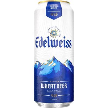 Edelweiss Premium Can Beer Wheat