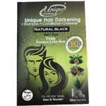 Unique Hair Darkening Shampoo Natural Black 30ml