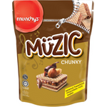 Munchy's Muzic Chunky Peanut Hazelnut Chocolate Rich Wafer 150g