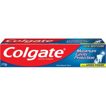 Colgate Toothpaste Max Cavity Pro Great Regular Flav 175g