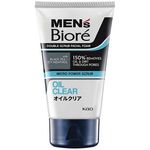 Biore Men's Double Scrub Facial Foam Oil Clear 100g