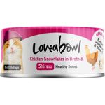Loveabowl Cat Canned Food Chicken Snowflakes With Shirasu In Broth 70g