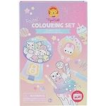 Tiger Tribe Pastel Colouring Set Kawaii Café