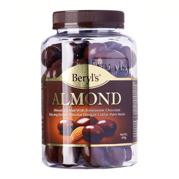 Beryl's Jar Almond Bittersweet Chocolate 450g