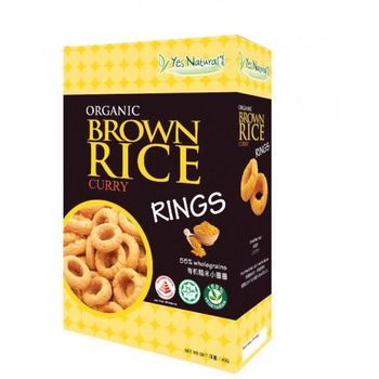 Yes Natural Organic Brown Rice Cheese Rings 400g