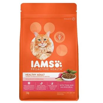 Iams Cat Adult Tuna And Salmon 3kg