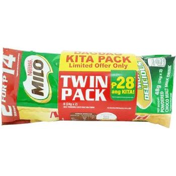 Nestle Milo Activ Go Twin Pack 8pcs 48g