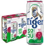 Tiger Soju Cherry Plum Can 3pcs 320ml