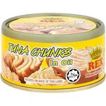 Rex Tuna Chunks in Oil 185g
