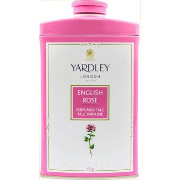 Yardley London English Rose Perfumed Deodorizing Talc Talcum Powder 100gm