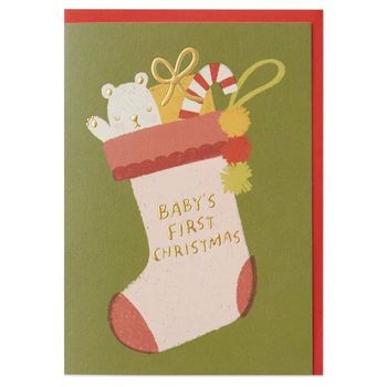 Raspberry Blossom Babys First Christmas