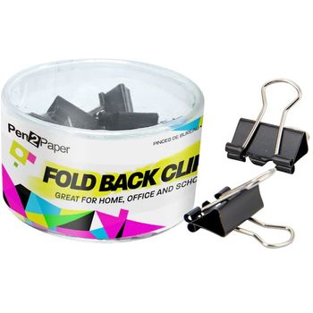 Pen2Paper Bulldog Clips 19 Mm 24 Pk
