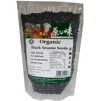 Taste Original Organic Black Sesame Seeds 200g