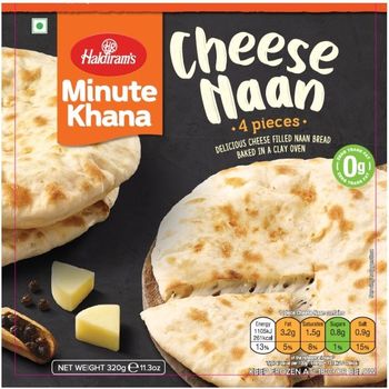 Haldiram's Frozen Cheese Naan 320g