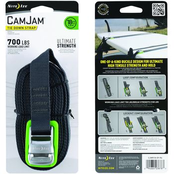 Nite Ize Camjam Tie Down Strap 18 Feet