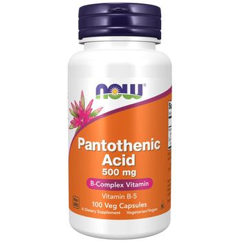 Now Pantothenic Acid 500mg Veg Capsules