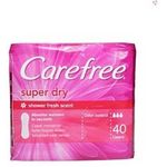 Carefree Super Dry Regular Scented Pantyliners 40s