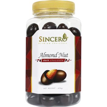 Sincero Dark Chocolate Almond Nut 450g