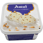 Amul Real Ice Cream Roasted Almond 1l