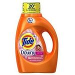 Tide Plus Downy He Turbo Clean 29 Loads Liquid Laundry Detergent April Fresh Scent 1.3L