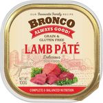 Bronco Lamb Pate Tray 100g