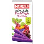 Marigold 100 Packet Juice Purple Veggie Mixed Fruits 1L