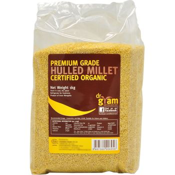 Dr Gram Organic Hulled Millet 1kg