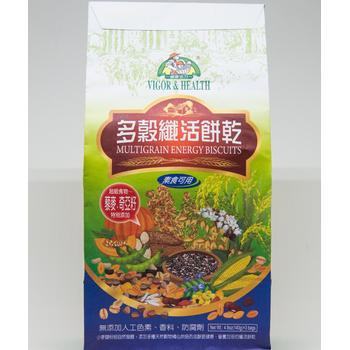 Vigor & Health Multigrain Energy Biscuits Organic B X 3 140g