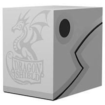 Arcane Tinmen Dragon Shield Ashen White Double Shell Deck Box 150+ Cards