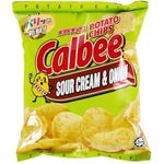 Calbee Crispy Potato Chips Sour Cream 72g