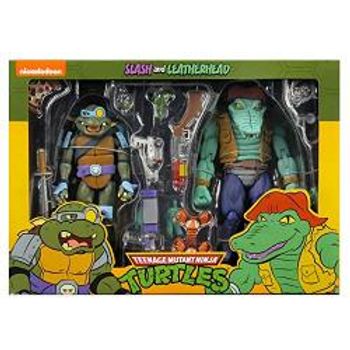 Neca Reel Toys Tmnt Slash And Leatherhead Action Figures