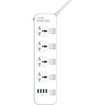 Ldnio SC4408 Power Extension Socket Power Strip 2m White