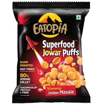 Eatopia Superfood Jowar Puffs Indian Masala 20g