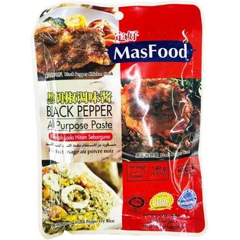 MasFood Black Pepper All Purpose Paste 140g