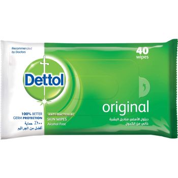 Dettol Original Personal Care Wipes 40pcs