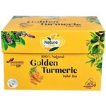 Nature Chai Golden Turmeric Tulsi Tea Biodegradable Pyramid Bags 40g
