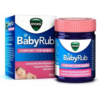 Vicks Baby Rub Soothing Vapour Ointment For Babies 50g