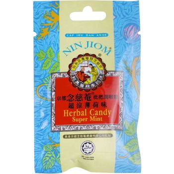Nin Jiom Herbal Candy Super Mint Flavour 20g