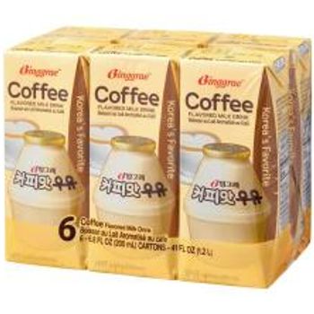 Binggrae Coffee Flavored Milk Pack Of 6